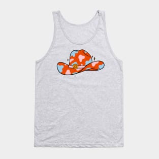 Cancer Cowboy Hat Tank Top